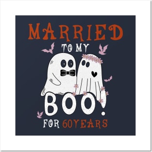 Funny 60th Wedding Anniversary October 60th Anniversary Posters and Art